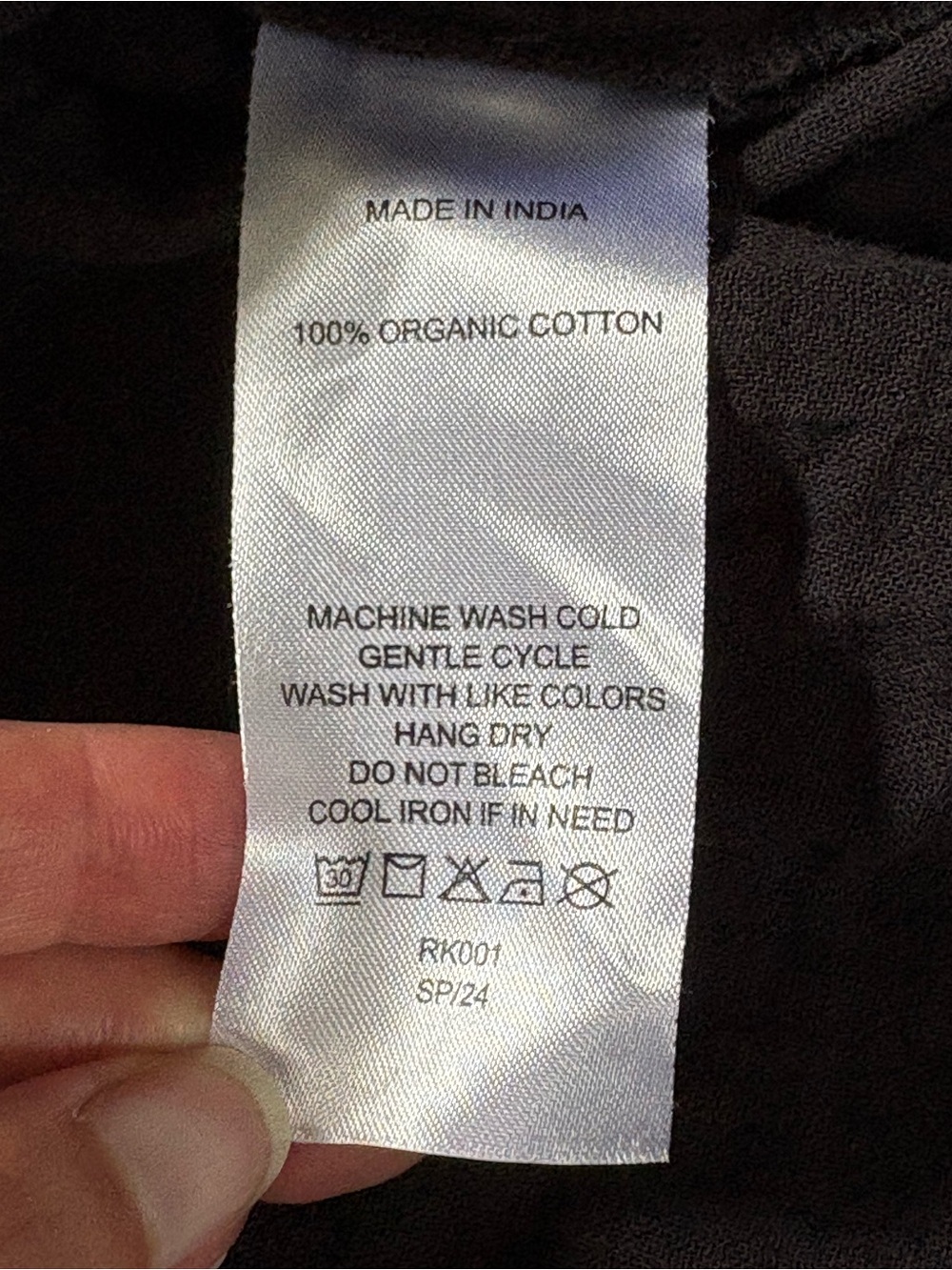 Quince Organic Cotton Tiered Gauze Maxi Dress Navy - Picture 6 of 9